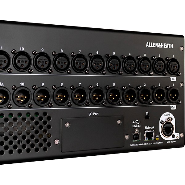 Allen & Heath SQ-RACK 48-Channel 96kHz XCVI Core Rack Mountable Digital Mixer With 7" HD Capacitive Touchscreen