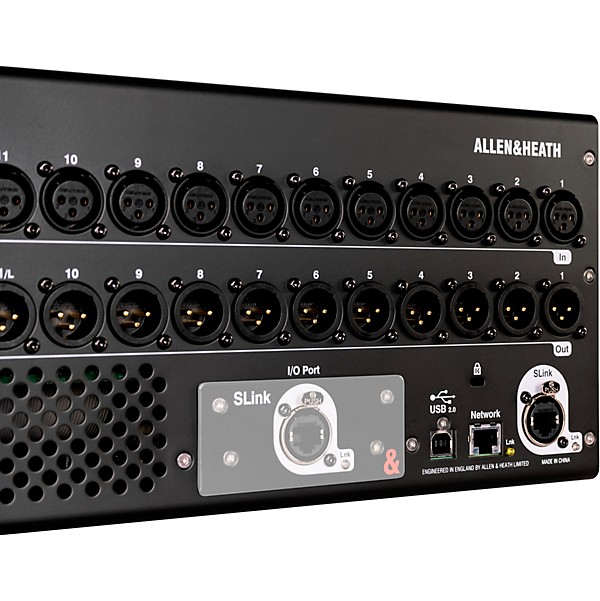 Allen & Heath SQ-RACK 48-Channel 96kHz XCVI Core Rack Mountable Digital Mixer With 7" HD Capacitive Touchscreen