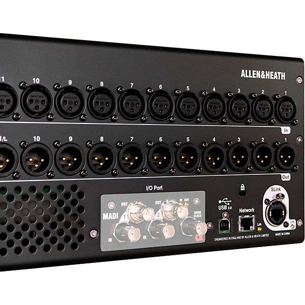 Allen & Heath SQ-RACK 48-Channel 96kHz XCVI Core Rack Mountable Digital Mixer With 7" HD Capacitive Touchscreen