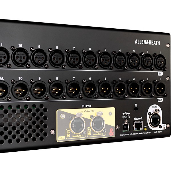 Allen & Heath SQ-RACK 48-Channel 96kHz XCVI Core Rack Mountable Digital Mixer With 7" HD Capacitive Touchscreen