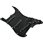 Mojotone 67 Quiet Coil With Hot Bridge Strat Pickup Prewired Pickguard Black Black thumbnail