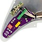 Mojotone 67 Quiet Coil With Hot Bridge Strat Pickup Prewired Pickguard Black Black