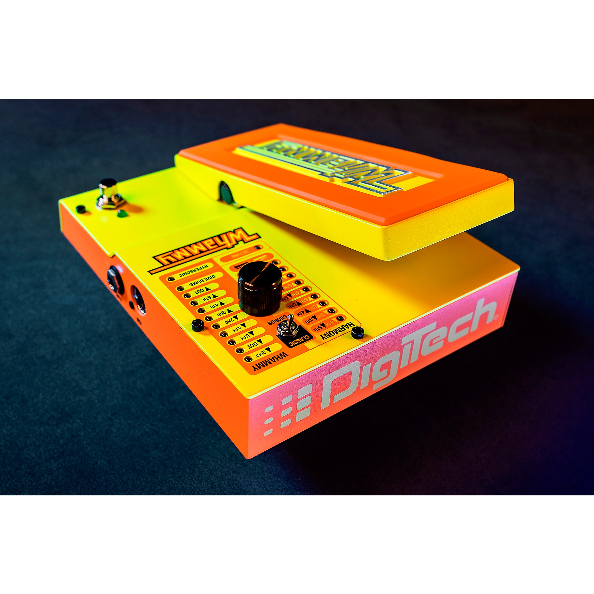 DigiTech MonoNeon Whammy Effects Pedal Yellow and Orange