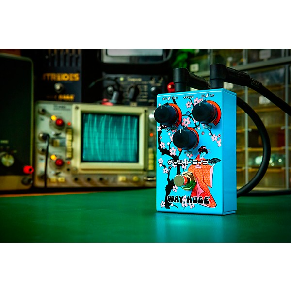 Way Huge Electronics Smalls Geisha Drive Effects Pedal Blue
