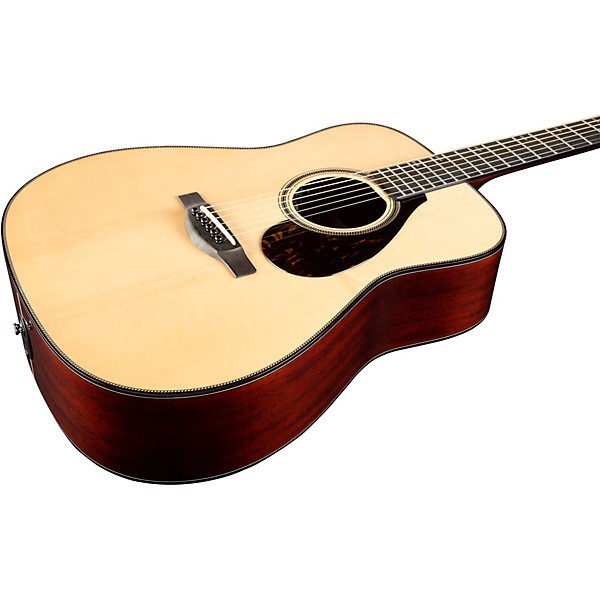 Yamaha FG9 MX Mahogany Dreadnought Acoustic-Electric Guitar Natural