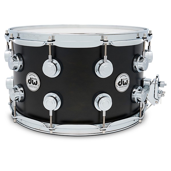 DW Collectors Series SSC Satin Oil Snare With Chrome Hardware 14 x 8 in. Satin Oil Ebony