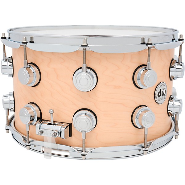 DW Collectors Series SSC Satin Oil Snare With Chrome Hardware 14 x 8 in. Satin Oil Natural