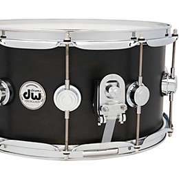 DW Collectors Series SSC Satin Oil Snare With Chrome Hardware 14 x 7 in. Satin Oil Ebony
