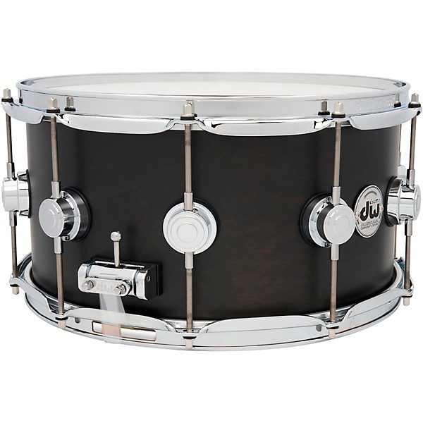 DW Collectors Series SSC Satin Oil Snare With Chrome Hardware 14 x 7 in. Satin Oil Ebony