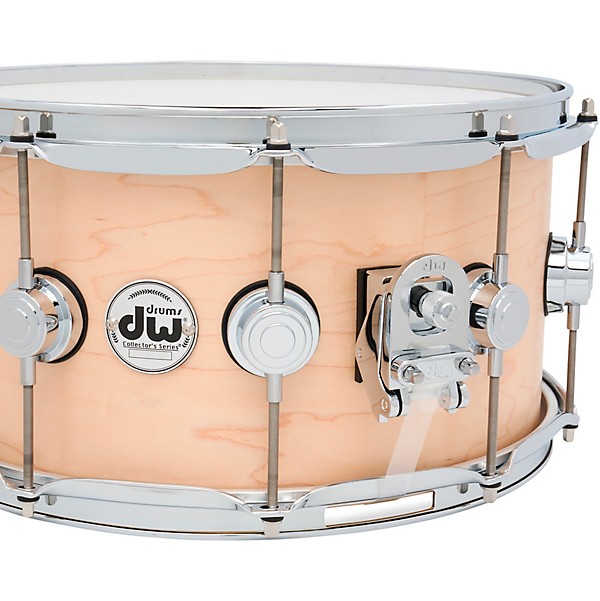 DW Collectors Series SSC Satin Oil Snare With Chrome Hardware 14 x 7 in. Satin Oil Natural