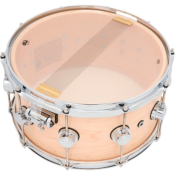 DW Collectors Series SSC Satin Oil Snare With Chrome Hardware 14 x 7 in. Satin Oil Natural