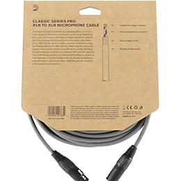 D'Addario Classic Pro Microphone Cable 20 ft. Gray