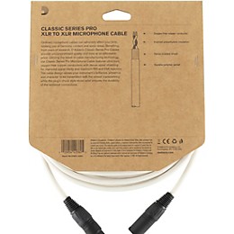 D'Addario Classic Pro Microphone Cable 20 ft. White