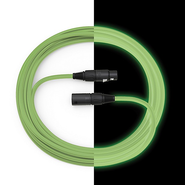 D'Addario Classic Pro Microphone Cable 20 ft. Glow