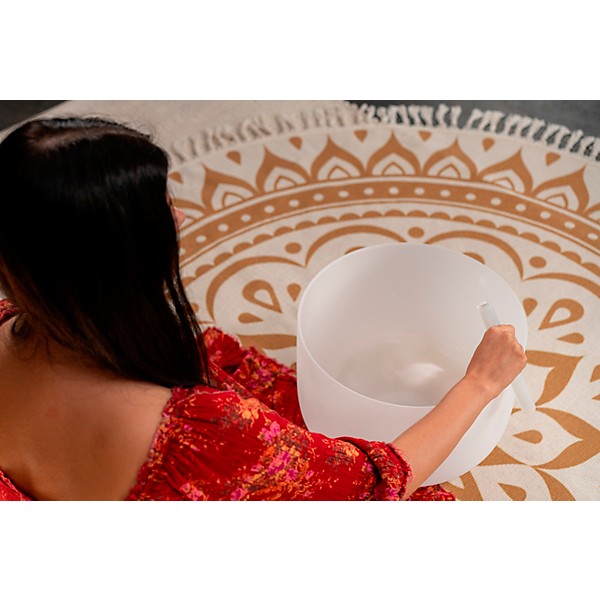 MEINL Sonic Energy 440Hz Crystal Singing Bowl, Solar Plexus Chakra 14 in.