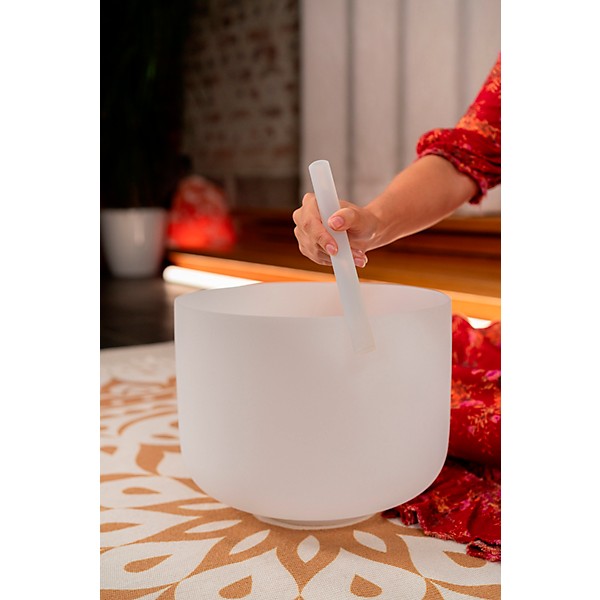 MEINL Sonic Energy 440Hz Crystal Singing Bowl, Brow Chakra 12 in.