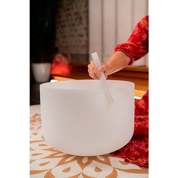 MEINL Sonic Energy 440Hz Crystal Singing Bowl, Sacral Chakra 16 in.
