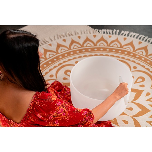 MEINL Sonic Energy 440Hz Crystal Singing Bowl, Sacral Chakra 16 in.