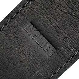 RICHTER Raw IV Nappa Guitar Strap Black