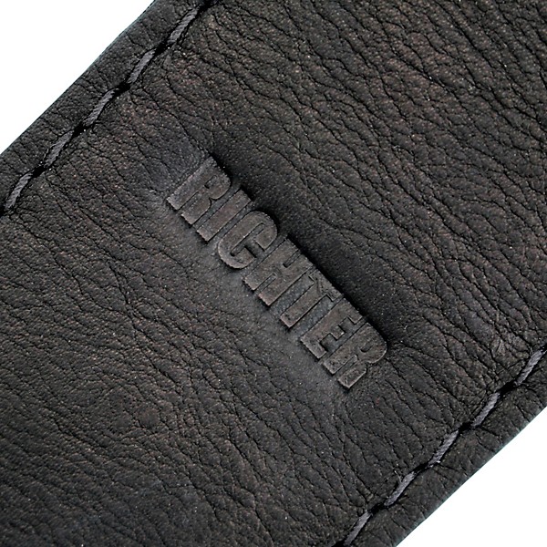 RICHTER Raw IV Nappa Guitar Strap Black