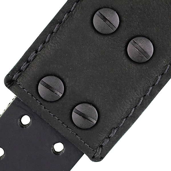 RICHTER Raw IV Nappa Guitar Strap Black