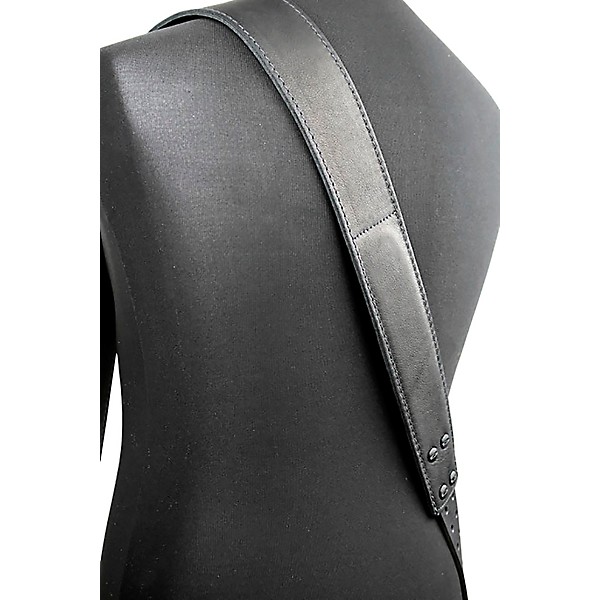 RICHTER Raw IV Nappa Guitar Strap Black