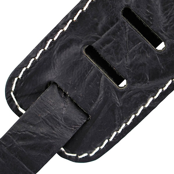 RICHTER Raw II Contour Guitar Strap Wrinkle Black