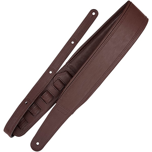 RICHTER Springbreak I Leatherette Guitar Strap Brown