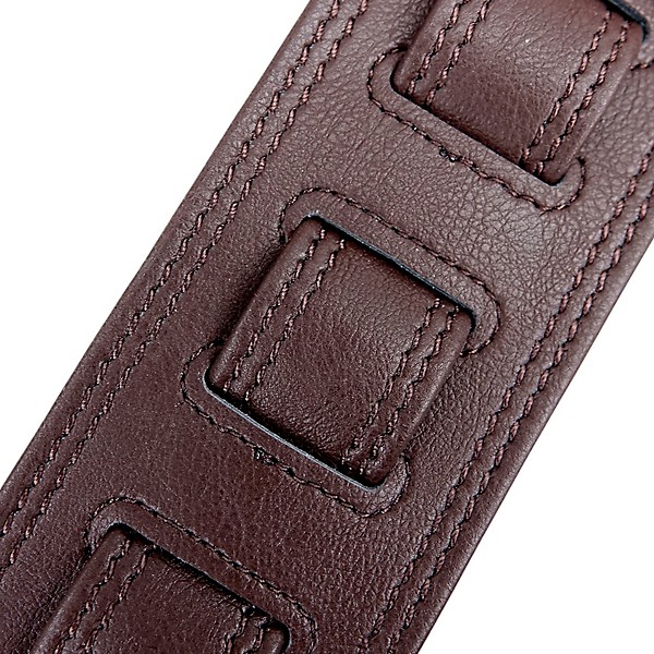 RICHTER Springbreak I Leatherette Guitar Strap Brown