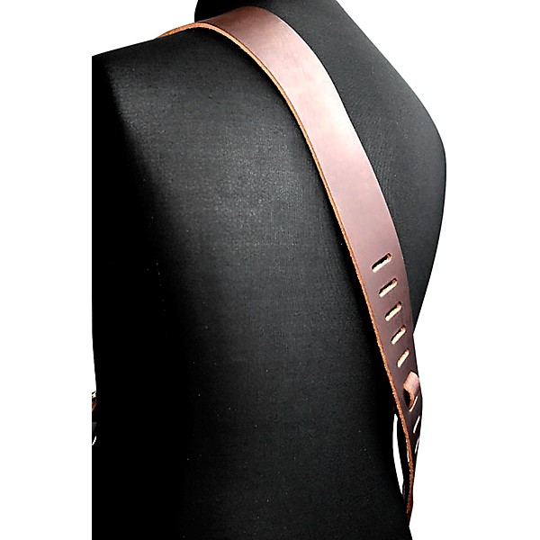 RICHTER Raw II Punch Guitar Strap Brown