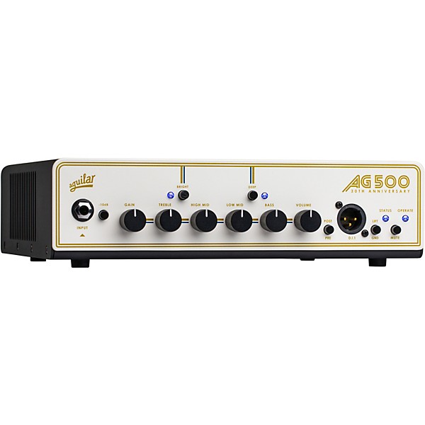 Aguilar 30th Anniversary AG500 V2 500W Limited-Edition Bass Amp Head Pearl White