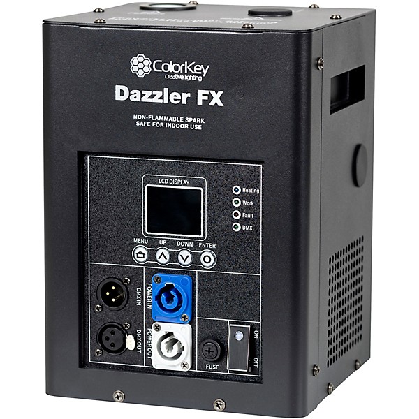 ColorKey Dazzler FX MKII Cold Spark Machine Black