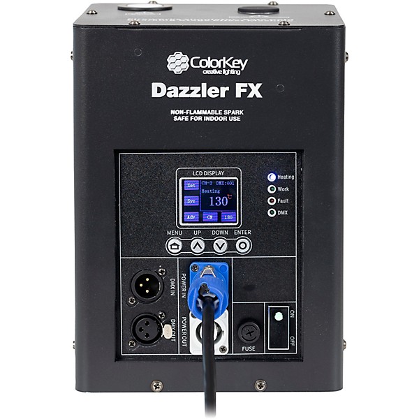 ColorKey Dazzler FX MKII Cold Spark Machine Black