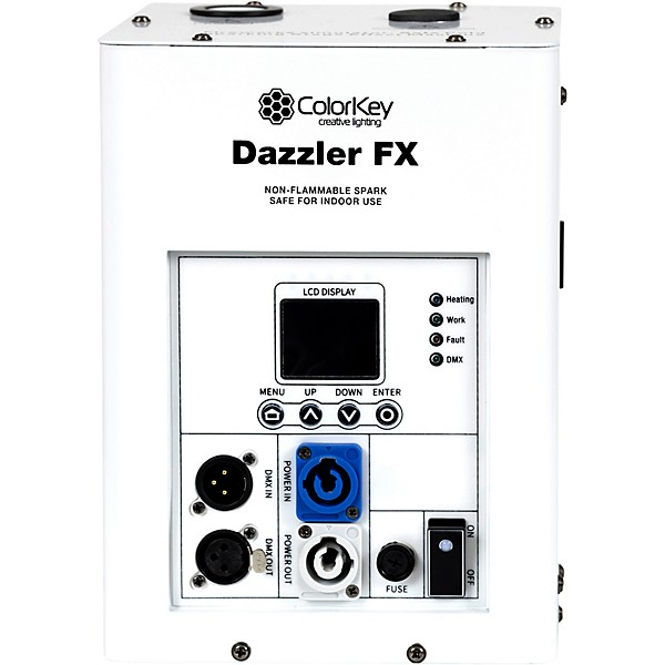 ColorKey Dazzler FX MKII Cold Spark Machine White