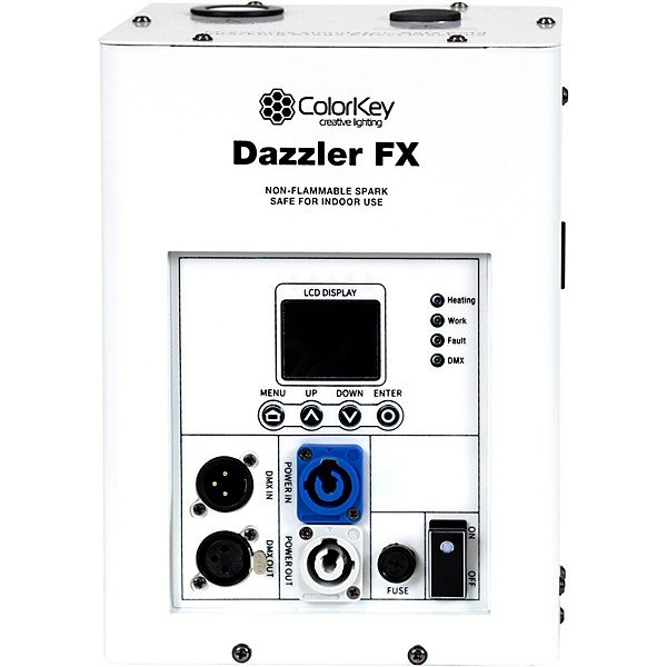 ColorKey Dazzler FX MKII 2-Pack Bundle w/ Road Case White