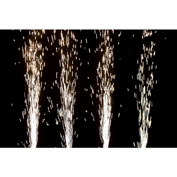 ColorKey Dazzler FX MKII 2-Pack Bundle w/ Road Case White