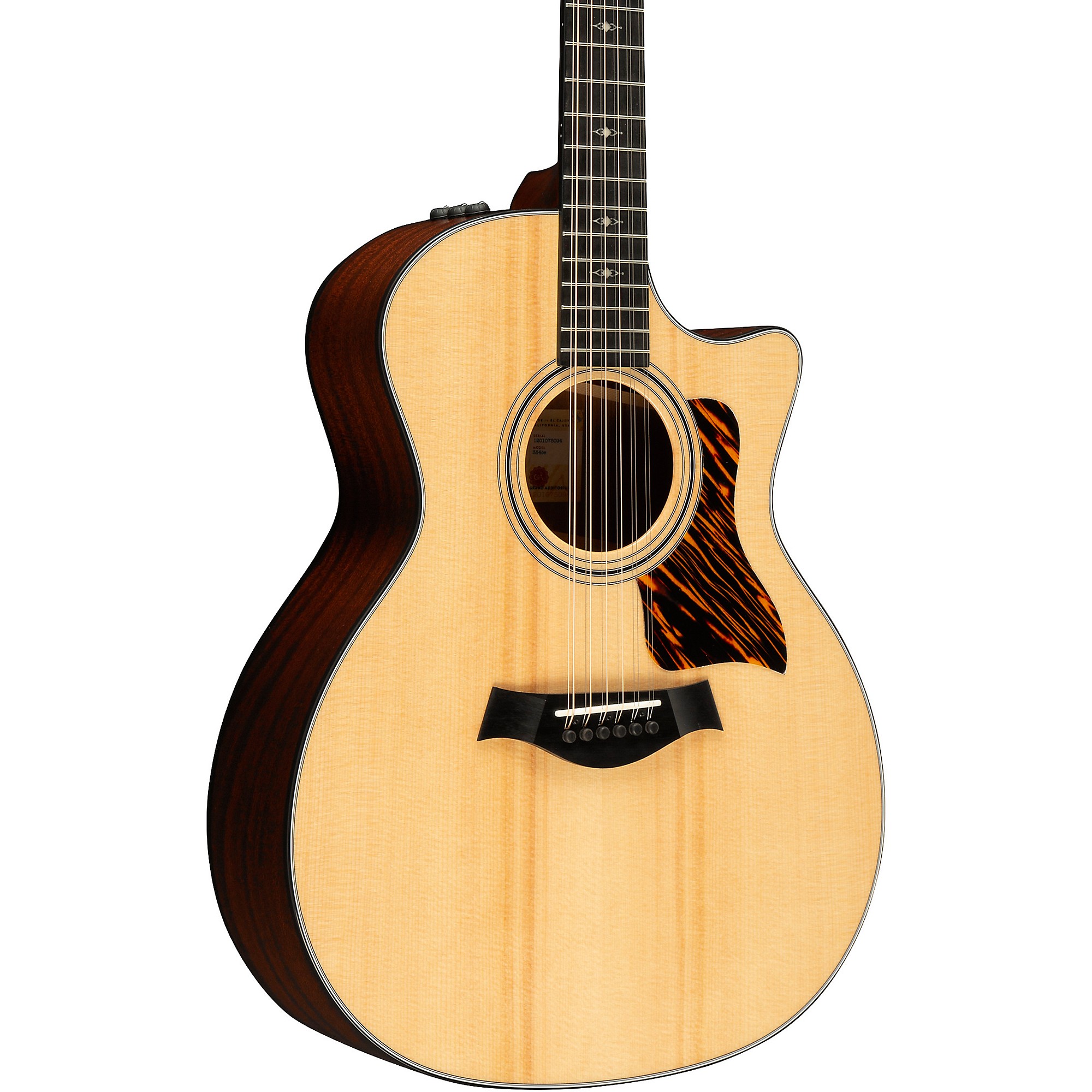 Taylor 354ce 12-String Acoustic-Electric Guitar - Natural