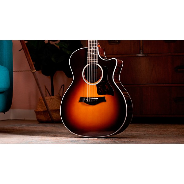Taylor 454ce 12-String Grand Auditorium Guitar - Tobacco Sunburst