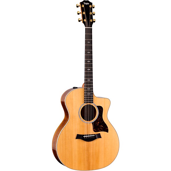 Taylor 214ce-K DLX Grand Auditorium Acoustic-Electric Guitar - Natural