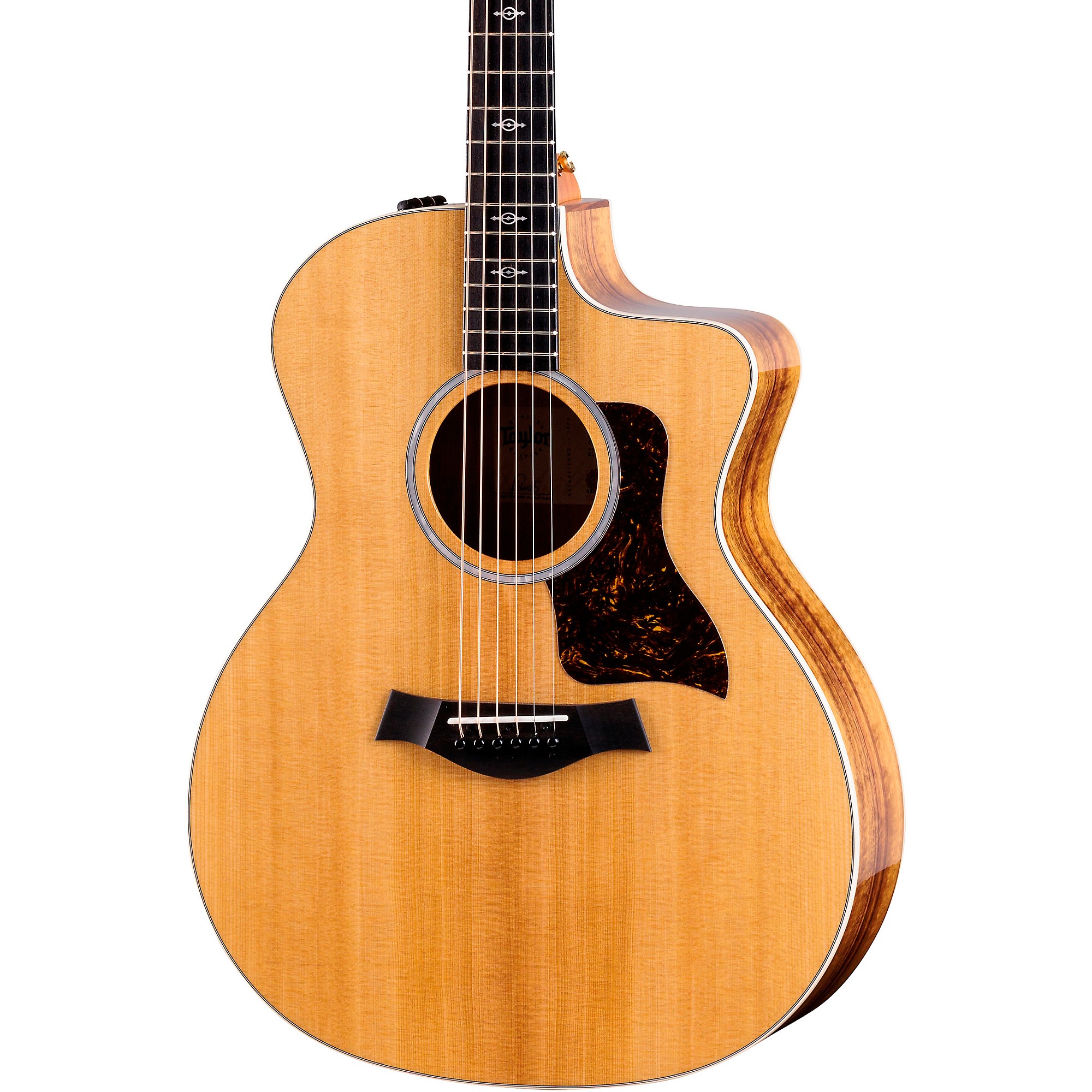 Taylor 214ce-K DLX Grand Auditorium Acoustic-Electric Guitar Natural