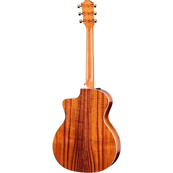 Taylor 214ce-K DLX Grand Auditorium Acoustic-Electric Guitar - Natural