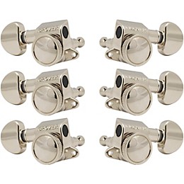 GROVER Mid-Size Roto-Grip Locking Rotomatics 505 Series Tuning Machines Nickel 3+3