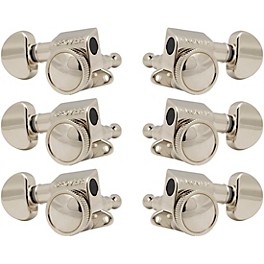 GROVER Mid-Size Roto-Grip Locking Rotomatics 505 Series Tuning Machines Nickel 3+3