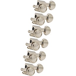 GROVER Mid-Size Roto-Grip Locking Rotomatics 505 Series Tuning Machines Nickel 6-in-line