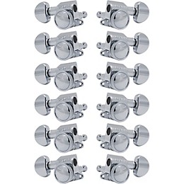 GROVER Mid-Size Roto-Grip Locking Rotomatics 505 Series Tuning Machines Chrome 6+6