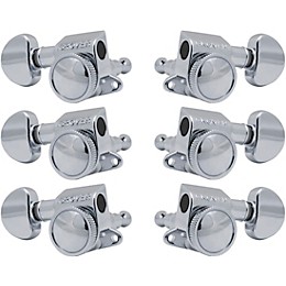 GROVER Mid-Size Roto-Grip Locking Rotomatics 505 Series Tuning Machines Chrome 3+3