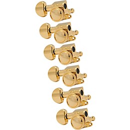 GROVER Mid-Size Roto-Grip Locking Rotomatics 505 Series Tuning Machines Gold 6-in-line, left-hand