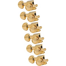 GROVER Mid-Size Roto-Grip Locking Rotomatics 505 Series Tuning Machines Gold 6-in-line, left-hand