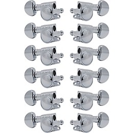 GROVER Mid-Size Rotomatics 205-18 Series Tuning Machines Chrome 6+6