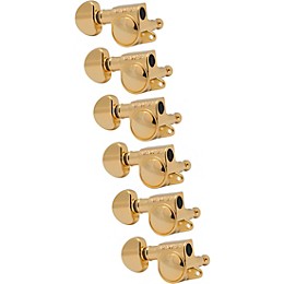 GROVER Mid-Size Rotomatics 205-18 Series Tuning Machines Gold 6-in-line, left-hand